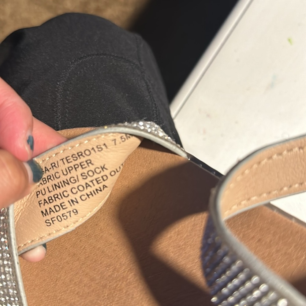 Steve Madden rhinestone sandals - Picture 3 of 3